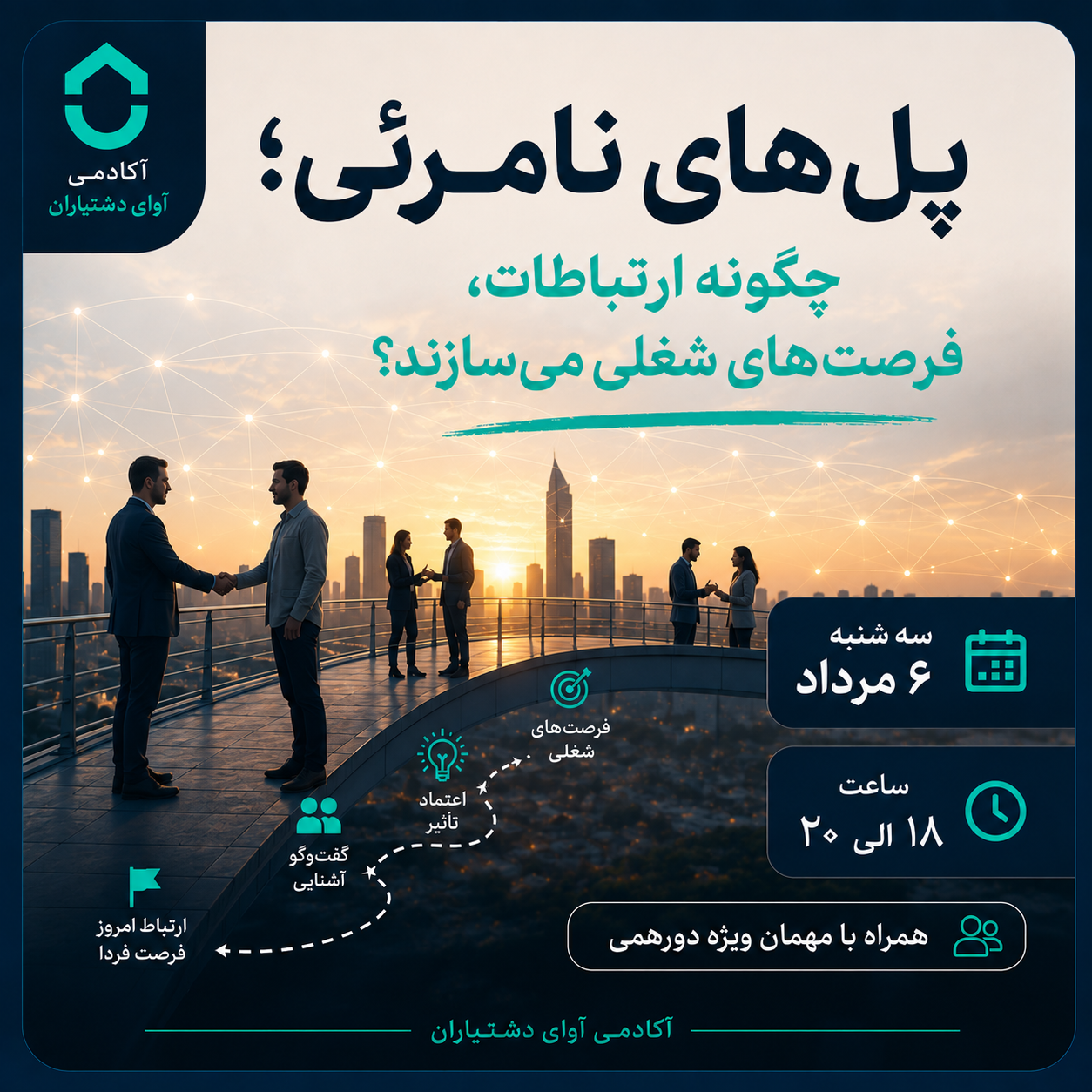 پل‌های نامرئی؛ چگونه ارتباطات، فرصت‌های شغلی می‌سازند؟